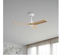 Ventilateur de plafond - FARO BARCELONA - HEYWOOD S 33805 - Blanc - Ø90 cm - Télécommande incluse