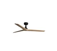 Ventilateur de plafond - FARO BARCELONA - KLIM M - Ø125 cm - Pales chêne clair - Moteur DC, télécommande