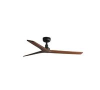 Ventilateur de plafond - FARO BARCELONA - KLIM M - Ø125 cm - Sans lumière - 6 vitesses - Pales noyer