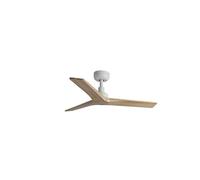 Ventilateur de plafond - FARO BARCELONA - KLIM S - sans lumière - pales chêne clair - télécommande 6 vitesses