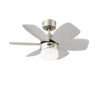 Ventilateur de plafond Flora Royale Chrome avec lumière Westinghouse