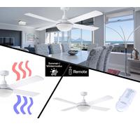 Ventilateur de plafond FourSeasons Primo 122 cm avec éclairage et télécommande