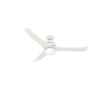 Ventilateur de plafond Harmony Blanc avec lumière Hunter Fans