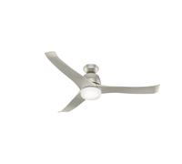Ventilateur de plafond Harmony Nickel avec lumière Hunter Fans