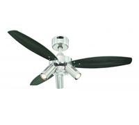 Ventilateur de plafond Jet Plus Nickel avec éclairage Westinghouse