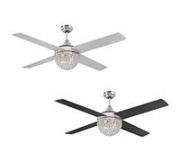 Ventilateur de plafond Kelcie Nickel avec éclairage Westinghouse