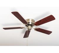 Ventilateur de plafond Kisa Deluxe AB Rose / Noyer Pepeo