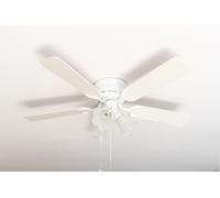 Ventilateur de plafond Kisa Deluxe WH Blanc / Erable avec éclairage Pepeo