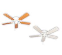Ventilateur de plafond Kisa Deluxe WH Blanc / Erable Pepeo