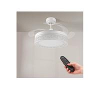 Ventilateur de plafond LED Aqua Blanc Ledme LM8817 G