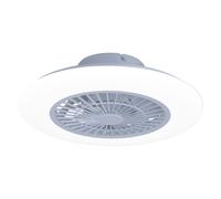 Ventilateur de plafond LED télécommande ventilateur intelligent ventilateur dimmable lampe été hiver, contrôle d'application, CCT, purification de l'air UVC, 36W 3000Lm, D 58 cm
