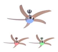 Ventilateur de plafond lumière minuterie refroidisseur anti-moustique lumière DIMMABLE dans un ensemble avec source de lumière LED RVB