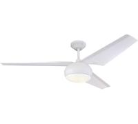 Ventilateur de plafond Madeline avec LED et télécommande Blanc