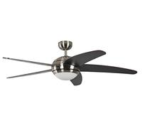Ventilateur de plafond Melton Nickel / Wanaque avec télécommande