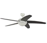 Ventilateur de plafond Melton Blanc / Wenge Pepeo
