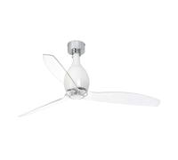 Ventilateur de plafond à basse consommation Mini Eterfan Blanc brillant 128 cm avec télécommande
