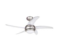 Ventilateur de Plafond Orbegozo CP 54132 - Silencieux et Efficace - 5 Pales Transparentes - 3 Vitess