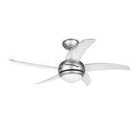 Orbegozo Ventilateur de plafond CP 54132 – 112 cm, 55 W, 5 pales, silencieux, gris/transparent