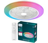 Ventilateur de Plafond Philips Amigo 2026 DC 6 Vitesses LED RGB Télécommande