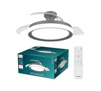 Bliss Noir Ventilateur Pales Rétractables Led 3cct - Philips