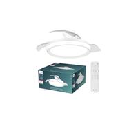 Ventilateur de plafond Philips Bliss pales rétractables LED intégrée RF blanc Blanc