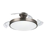 Ventilateur de plafond Philips LED 48,5 cm nickel