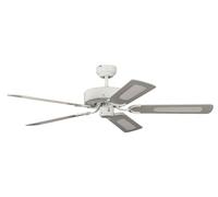 Ventilateur de plafond Potkuri Blanc 132 cm avec chainette