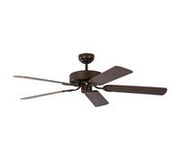 Ventilateur de plafond Potkuri Bronze / Acajou Pepeo