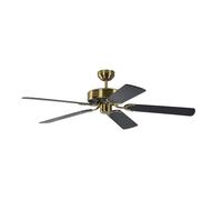 Ventilateur de plafond Potkuri Laiton antique / Noir Pepeo