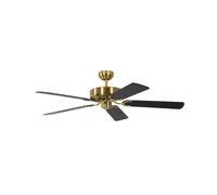 Ventilateur de plafond Potkuri Laiton satiné / Noir Pepeo