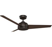 Ventilateur de plafond pour l'extérieur avec interrupteur mural Trimaran Bronze 132 cm