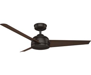 Ventilateur de plafond pour l'extérieur avec interrupteur mural Trimaran Bronze 132 cm