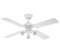 Ventilateur de plafond Princess Euro Blanc avec lumière Westinghouse