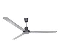 ventilateur de plafond nordik heavy duty 200 gris/noir 61023
