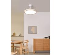 WIND CLEAR STUDIO - Ventilateur De Plafond 40W Silencieux Avec Pales Rétractables Et Lumière LED, Plusieurs Tailles Contrôleur Mural +