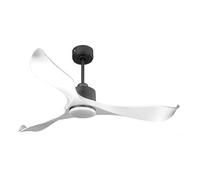 Ventilateur de plafond Réversible Thermostat Dimmable Wifi Moteur à courant continu Toits en pente Télécommande Lumière à trois tons Adaptateur 2/3