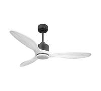 Ventilateur de plafond Réversible Thermostat Dimmable Wifi Moteur à courant continu Toits en pente Télécommande Lumière à trois tons