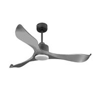 Ventilateur de plafond Réversible Thermostat Dimmable Wifi Moteur à courant continu Toits en pente Télécommande Lumière à trois tons Mémoire