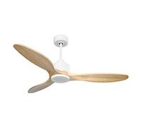 Ventilateur de plafond Réversible Thermostat Wifi Moteur à courant continu Toits en pente Télécommande SalamisD132C0364879 Blanc