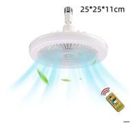Ventilateur de plafond, silencieux avec télécommande, Ventilateur-luminaire LED avec diffuseur d'arômes, pour Chambre Salon