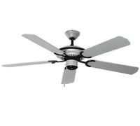 Ventilateur de plafond Sydney avec tirette Gris / Argent / Titane