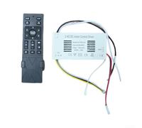Ventilateur de plafond Télécommande Set 6 vitesses | 6 niveaux réglables, matériau ABS robuste, adapté pour la chambre à coucher et le salon