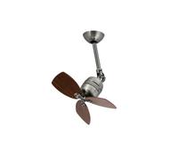 Ventilateur de plafond avec interrupteur mural Toledo Étain antique 46 cm