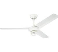Ventilateur de plafond Westinghouse Industrial (Ø x H) 122 cm x 370 mm Couleur des pales: blanc Couleur du boîtier (détails)
