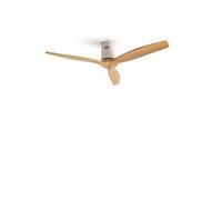 Ventilateur de plafond WIND CALM 40W silencieux pales ABS IP44 LED 15W