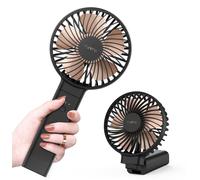 Ventilateur de poche, fonctionnement silencieux, vent puissant, batterie de 5000 mAh, 4 vitesses