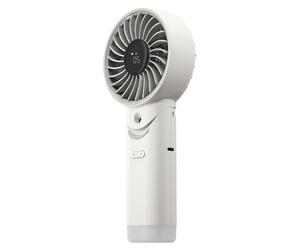Ventilateur de poche Nitecore izzCool 30 avec humidificateur, pliable, rechargeable par USB-C, couleur blanche