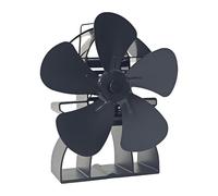 Ventilateur de poêle à bois alimenté par la chaleur avec jauge de | Aucune électricité nécessaire - Chauffage de la pièce - Circulation de la chaleur - Facile à utiliser
