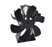 Ventilateur de poêle à nouvellement conçu Poêle à à débit d ' air grand 6 pales silencieux et efficace pour bûches de bois pour ventilateur de brûleur Pas besoin de batterie ou
