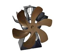 Ventilateur de poêle à nouvellement conçu Poêle à à débit d ' air grand 6 pales silencieux et efficace pour bûches de bois pour ventilateur de brûleur Pas besoin de batterie ou